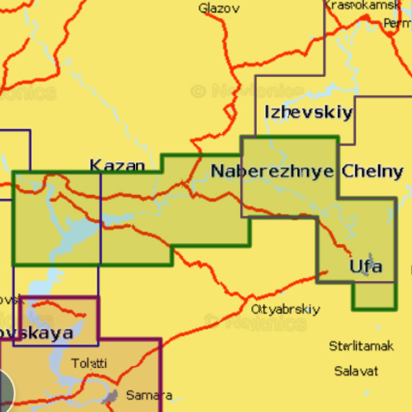 Карта Navionics Gold 5G628S2 Ulyanovsk To Saratov