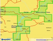 Карта Navionics Gold  40XG Урал и Средняя Волга